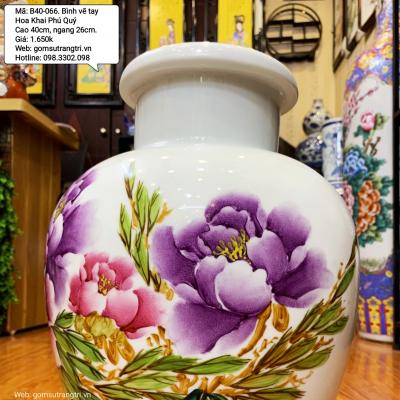 Bình Hoa Khai Phú Quý